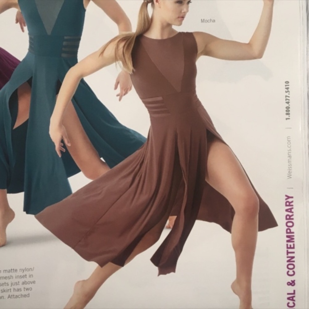 Brown dance costume